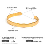 Zircon Bracelet Non-Fading Bracelet18K Gold Stainless Steel Jewelry