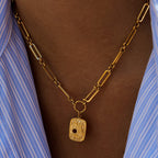 2H Original Zircon Necklace Earrings Stainless Steel Bracelet Jewelry for Women Non-Fading