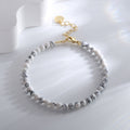 Gold-Plated Brass Vintage-Inspired Bracelet with a distinctive modern silhouette — jewelry finish and design detail