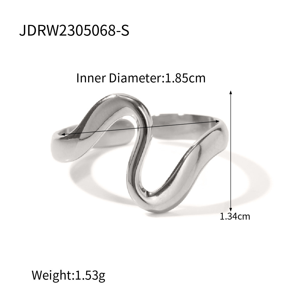 Steel Color Ring Non-Fading Jewelry Stainless Steel Accessories rings