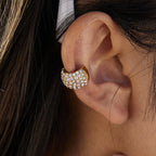 c Hoop Earrings Ear Jewelry Zircon Ear Clips Stainless Steel Accessories earrings