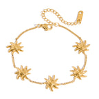 Bracelet Sun Jewelry Stainless Steel Accessories for Women Non-Fading