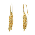 E0704 Creative Bohemian Elegant Versatile Wheat Ear Hook Women's Personality Fashion Design Earrings