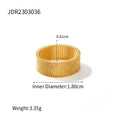 Gold-Plated Layered Bangle Stainless Steel Bracelet — jewelry detail — jewelry finish and design detail