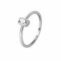 Gold-Plated Brass Square Red CZ Ring for curated everyday jewelry assortments — jewelry finish and design detail