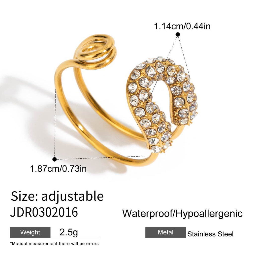 Zirconia Ring Non-Fading Jewelry for Women rings