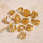 Pearl Ring Tail Ring Non-Fading Stainless Steel Product