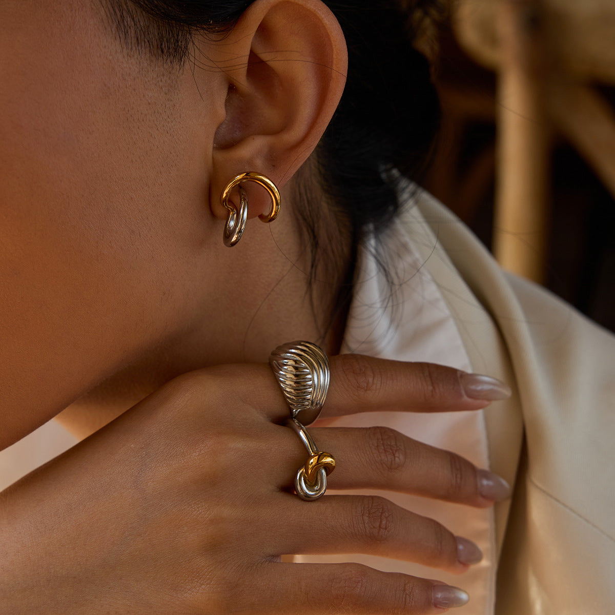 Stainless Steel Earrings Earrings Ear Jewelry Female Design earrings