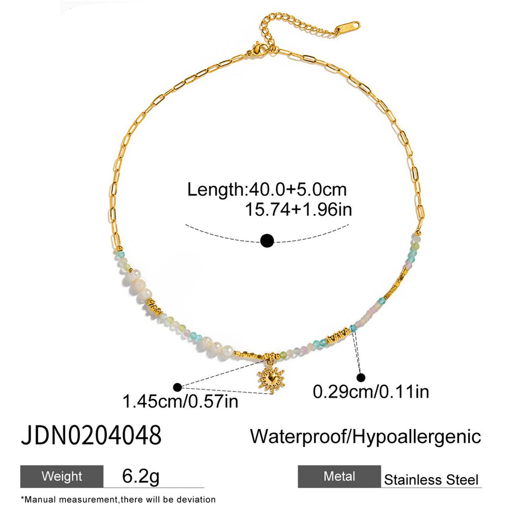 Starfish Necklace Collarbone Chain Stainless Steel Jewelry Non-Fading