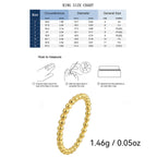 SR0015 S925Silver Exquisite Japanese and Korean Simple Minimalist Thin Ring Beaded