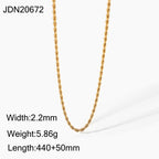 Trendy Retro Simple Personality Gold-Plated Minimalist Multi-Layer Necklace for Women Collarbone Chain
