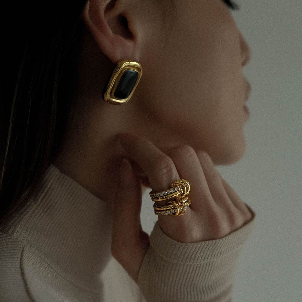 Earrings Stainless Steel Studs earrings Ornament