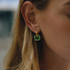 Oil Drop Earrings Ear Clips Non-Fading Ear Jewelry Stainless Steel Accessories Women's Hoop Earrings