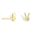 Gold-Plated 925 Sterling Silver Stud Earrings — jewelry construction
