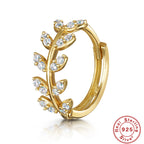 S925Sterling Silver Cartilage Piercing Diamond-Studded Hoop Earrings Ear Cuffs Ear Studs shien Hot-selling Punk Style Ear Cuff