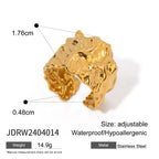 Ring Vintage Stainless Steel Jewelry for Women Non-Fading ring