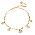 A0026 Fashion Beach Anklet for Women Simple Starfish Foot Jewelry