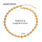 2H2025Summer Ocean Series Stainless Steel Earrings Shell Earrings Earrings for Women