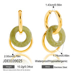 Original Design Resin Earrings Stainless Steel Ear Jewelry Design Accessories