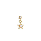 925Sterling Silver Star Earrings Ear Jewelry Studs Opal Earrings Jewelry for Women