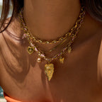 2H Colorful Rope Necklace Collarbone Chain Stainless Steel Jewelry Non-Fading