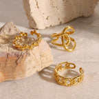 2H Ring Non-Fading Jewelry for Women Design Stainless Steel Ring Accessories rings