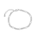 Gold-Plated Brass Sculptural Chain Bracelet with gold-tone brass construction — jewelry finish and design detail