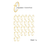 CYR0689 Letter Ring for Women Design Fashion Open Ring Tail Ring