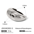 Sculptural 18K Gold-Plated Stainless Steel Hair Tie — alternate product view — jewelry finish and design detail
