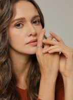 R0118 Spot Goods Fashion Micro Pave Zircon Ring Small Brass Gold Plated Ring