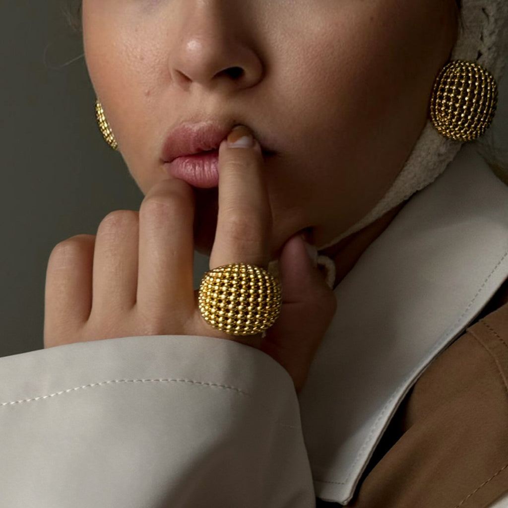 Hollow Ring Non-Fading Jewelry for Women Rings