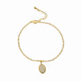 Gold-Plated Brass Pavé CZ Bracelet styled for independent jewelry boutiques