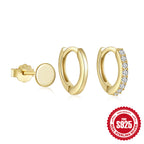 925Sterling Silver Mini Geometric Butterfly Earrings Earrings Earrings Set Hot Selling Earrings for Women