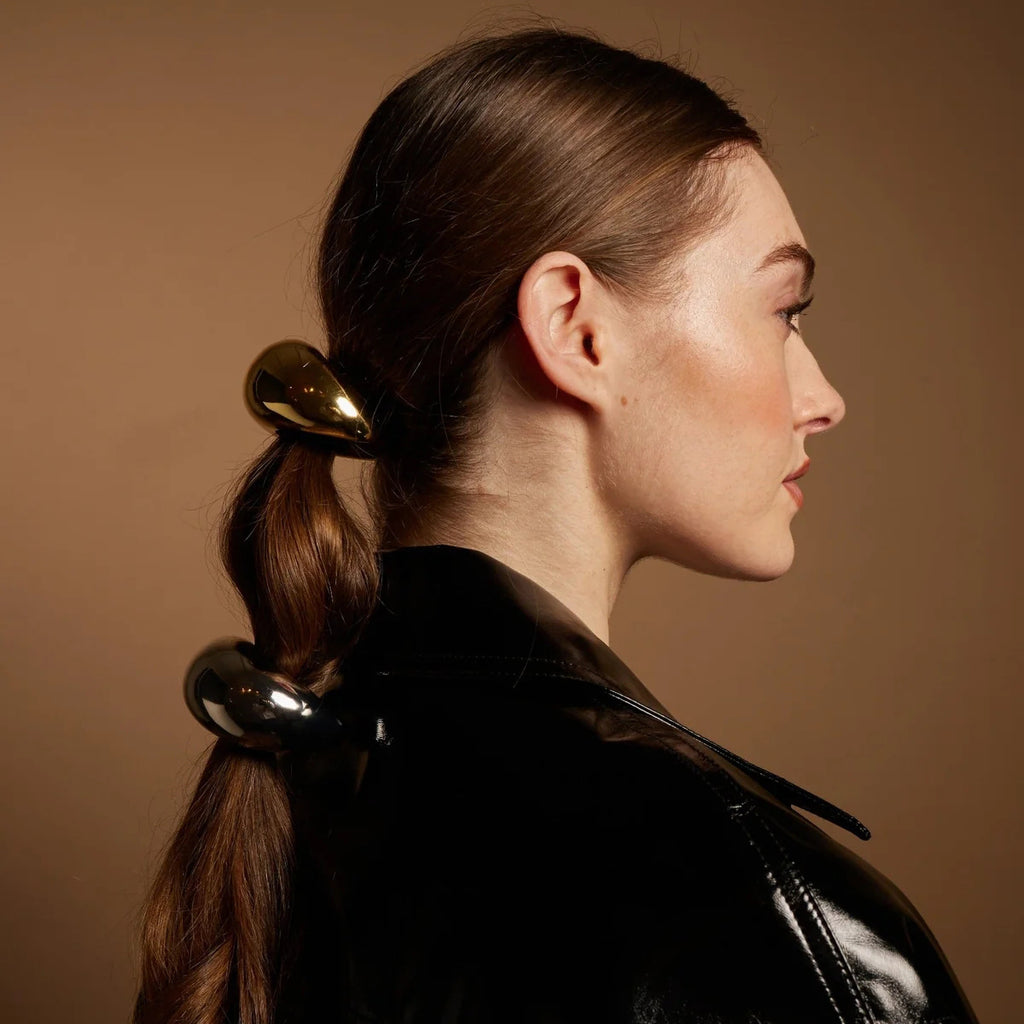 2H Stainless Steel Hair Tie Ponytail Hair Accessory Hair Band Elastic Hair Rope