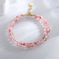 Gold-Plated Brass Bow Beaded Bracelet featuring beaded and a gold-tone finish — jewelry finish and design detail