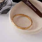 2H Zircon Bracelet Does Not Fade18k Gold Stainless Steel Jewelry Accessories