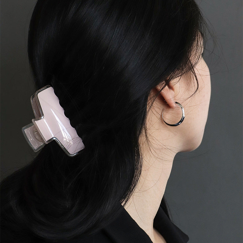 Vintage Exaggerated Circle Earrings for Women, Minimalist Style, Autumn and Winter Diamond-Studded Ear Jewelry925Silver Needle New Round Earrings