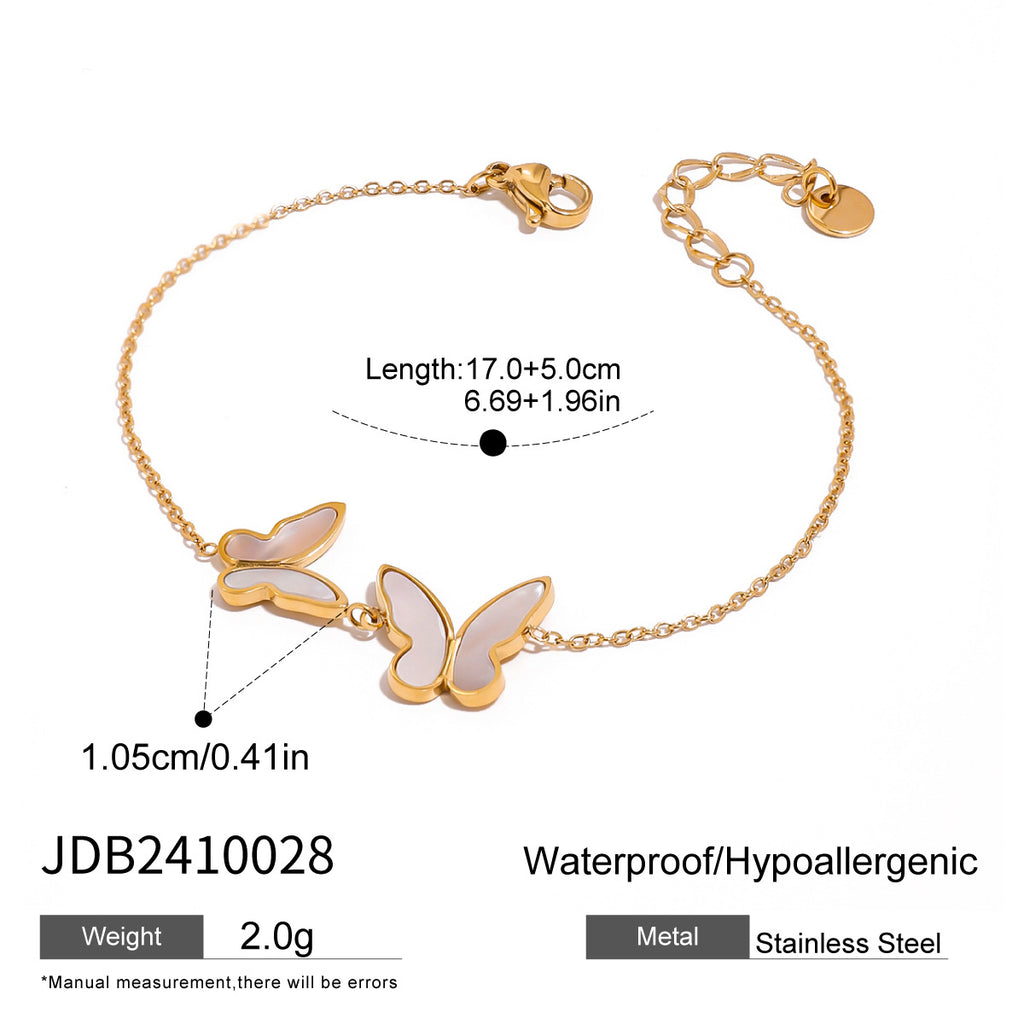 Stainless Steel Shell Butterfly Bracelet Bracelet for Women bracelet