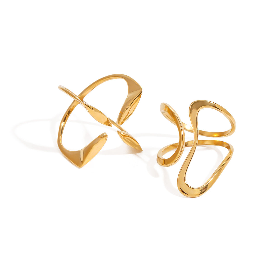 Jewelry Stainless Steel Line Ring Non-Fading Jewelry Design ring