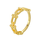 R0564 Smooth and Simple Creative Design U Fashionable Ring for Women