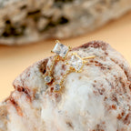 Geometric Zircon Swing Earrings for Women Fashion Simple Diamond-Encrusted Earrings Direct Supply