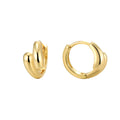 18K Gold-Plated Brass Asymmetric Earrings for private-label fashion jewelry buyers