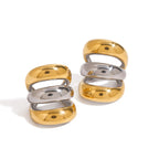 Stainless Steel Color Matching Ear Clip No Hole Earrings Ear Jewelry Earrings