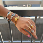 Bracelet Non-Fading Jewelry Ring Stainless Steel Set