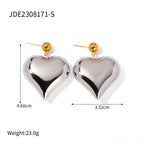 Five-pointed Star Jewelry Ring Non-fading Jewelry Necklace Stainless Steel Earrings