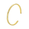Gold-Plated Brass Triangle Pavé White CZ Bracelet styled for independent jewelry boutiques
