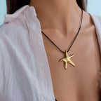 Jewelry Stainless Steel Necklace Simple Earrings Pentagram Ring rings