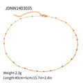 Gold-Plated Stainless Steel Necklace with Seashell Detail — style detail — jewelry finish and design detail