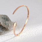 B0127 Snake-shaped Design Bracelet for Women gold Asymmetric Open Adjustable Snake Jewelry