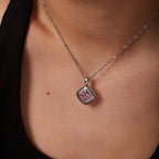 Fashion Retro Green Zircon Series Necklace Earrings Bracelet Ring Women's Stainless Steel Jewelry